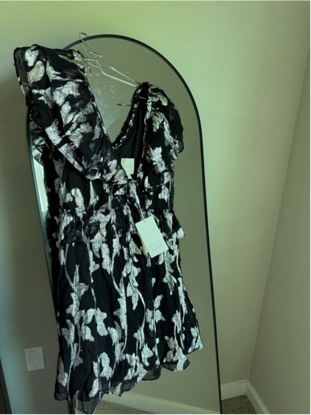 PARKER Women's Metallic Floral Dress